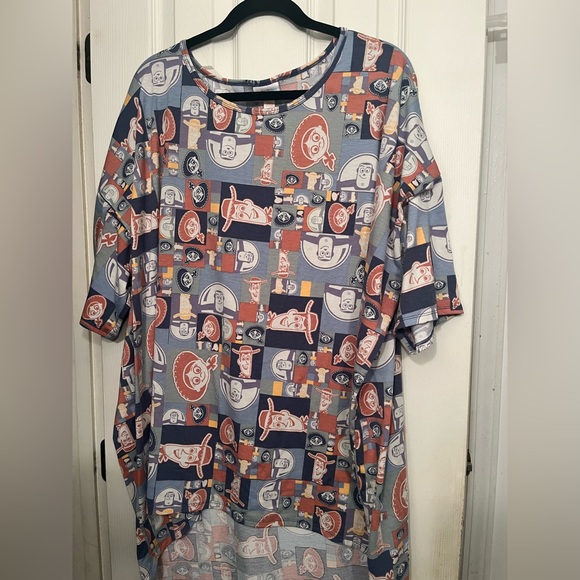 3XL LuLaRoe Toy Story Theme Multicolor Graphic Top - Picture 2 of 7